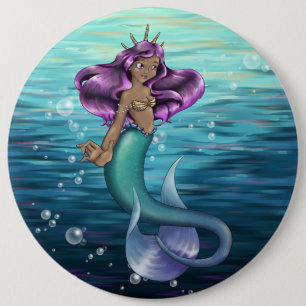 Mermaid Iole Ronde Button 6,0 Cm