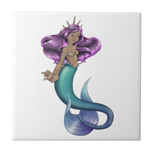 Mermaid Iole Tegeltje (Voorkant)