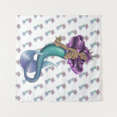 Mermaid Iole Wandkleed (Voorkant (horizontaal))