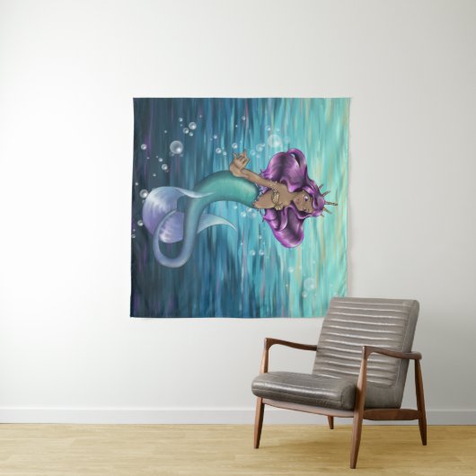 Mermaid Iole Wandkleed (In Situ (horizontaal))