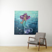 Mermaid Iole Wandkleed (In situ)