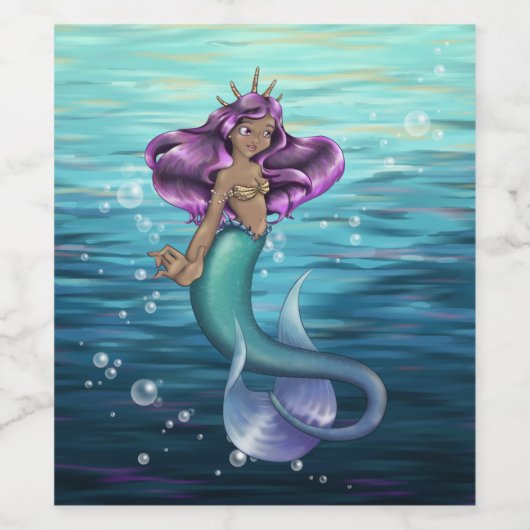 Mermaid Iole Wijn Etiket (Enkel label)