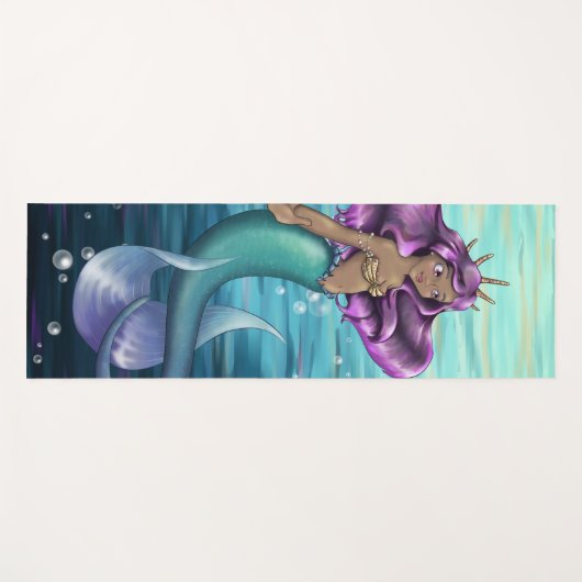 Mermaid Iole Yogamat (Voorkant (horizontaal))