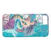 Mermaid iPhone iPad Cover (Achterkant (Horizontaal))