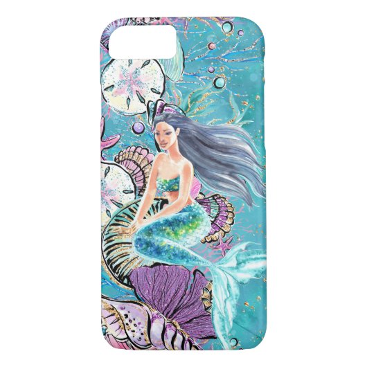 Mermaid iPhone iPad Cover (Achterkant)
