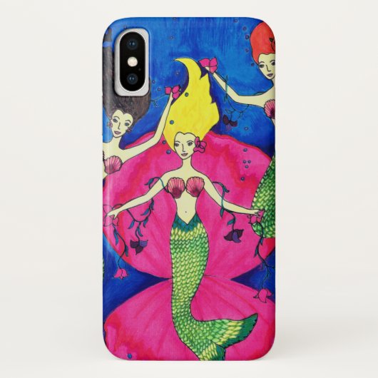 Mermaid Iphone X Hoesje (Achterkant)