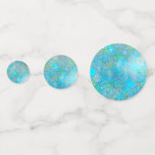 Mermaid Iridescent Pearl Shimmer Birthday Party Confetti (Achterkanten)