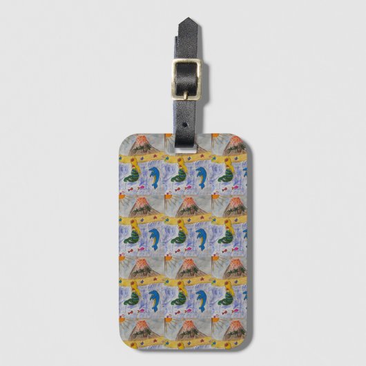 Mermaid Island Bagagelabel (Voorkant (verticaal))