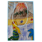 Mermaid Island Gift Bag Medium Cadeauzakje (Voorkant)
