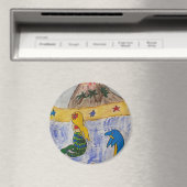 Mermaid Island Magnet (Insitu (Vaatwasser))