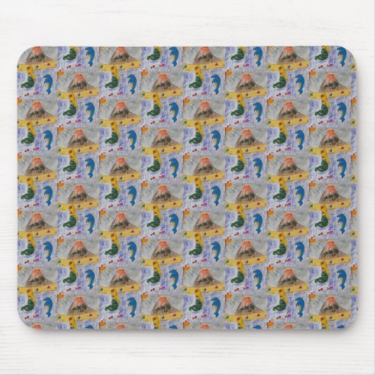 Mermaid Island Mouse Mat Muismat (Voorkant)