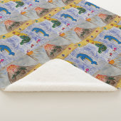 Mermaid Island Sherpa Blanket Deken (3/4)