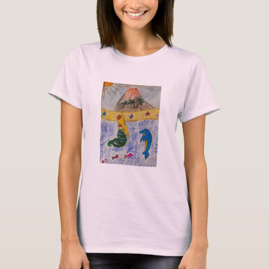 Mermaid Island T-shirt (Voorkant)