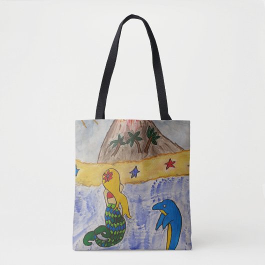 Mermaid Island Tote Bag (Voorkant)
