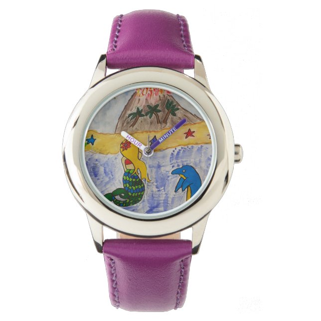 Mermaid Island Watch Horloge (Voorkant)