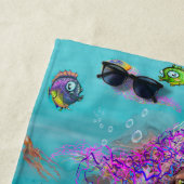 Mermaid Jellyfish Beach Towel Strandlaken (In situ)