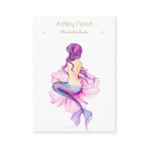 Mermaid Jewelry Card - Oorkoning