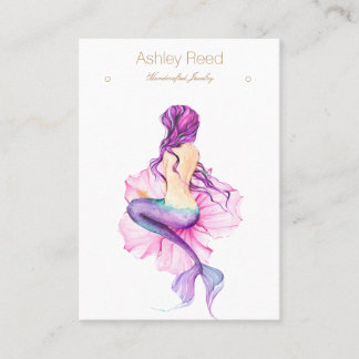 Mermaid Jewelry Card - Oorkoning Visitekaartje