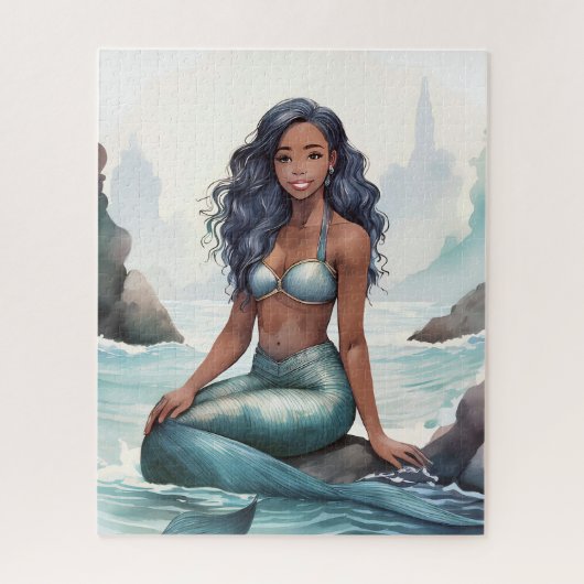 Mermaid Jigzaag Puzzle Legpuzzel (Verticaal)
