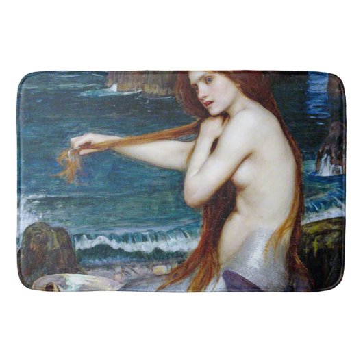 Mermaid, John William Waterhouse Badmat (Voorkant)