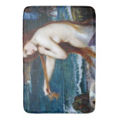 Mermaid, John William Waterhouse Badmat (Voorkant Verticaal)