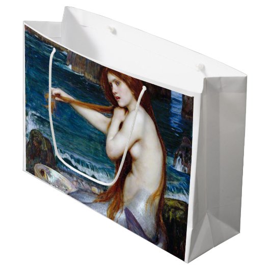 Mermaid, John William Waterhouse Groot Cadeauzakje (Voorkant Gekanteld)