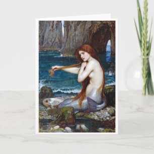 Mermaid, John William Waterhouse Kaart