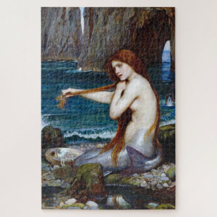 Mermaid, John William Waterhouse Legpuzzel