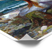 Mermaid, John William Waterhouse Poster (Hoek)