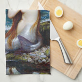 Mermaid, John William Waterhouse Theedoek (Quarter Fold)