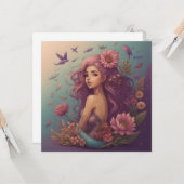 Mermaid Kaart (Voorkant / Achterkant in situ)