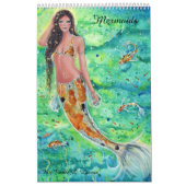 Mermaid kalender fantasie portretten van Renee Lav (Hoes)