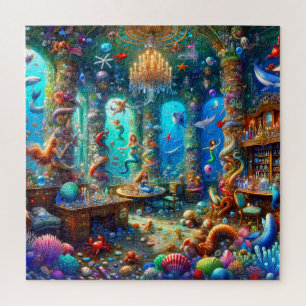 Mermaid Kamer Betovering Onder de Zee Fantasie Legpuzzel