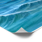 Mermaid Keeping Watch over Ship in Stormy Zee Poster (Hoek)