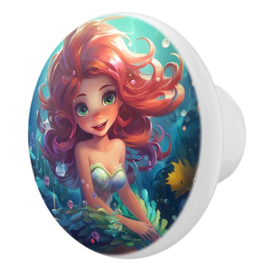 Mermaid Keramische Knop (Rechts)