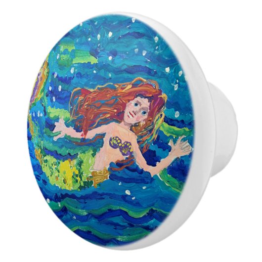 Mermaid Keramische Knop (Rechts)