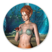 Mermaid Keramische Knop (Voorkant)