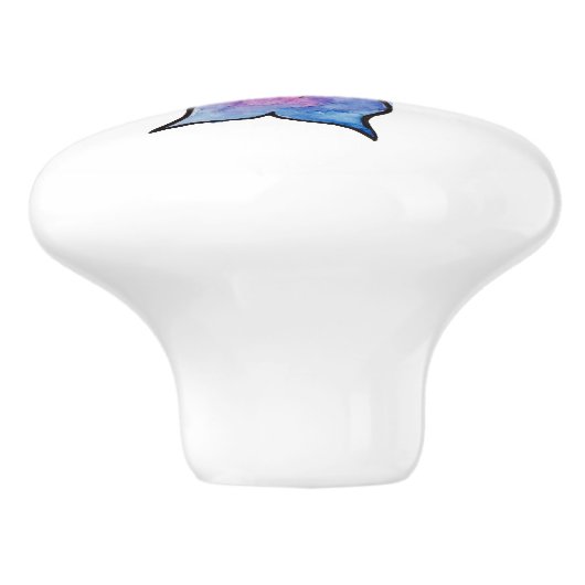 Mermaid Keramische Knop (Zijkant)