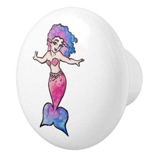 Mermaid Keramische Knop (Rechts)