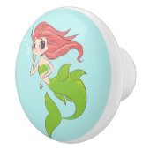 Mermaid Keramische Knop (Rechts)