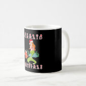 Mermaid Kerstmis en Funny Penguin Koffiemok (Voorkant rechts)