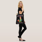 Mermaid Kerstmis en Funny Penguin Tote Bag (Op model)