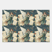 Mermaid Kerstmis Inpakpapier Vel (Voorkant 3)