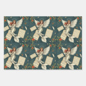 Mermaid Kerstmis Inpakpapier Vel (Voorkant)