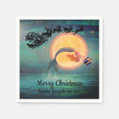 Mermaid Kerstmis Napkins Servet (Voorkant)