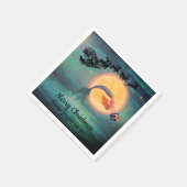 Mermaid Kerstmis Napkins Servet (Hoek)