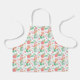 Mermaid Kerstmis Schort