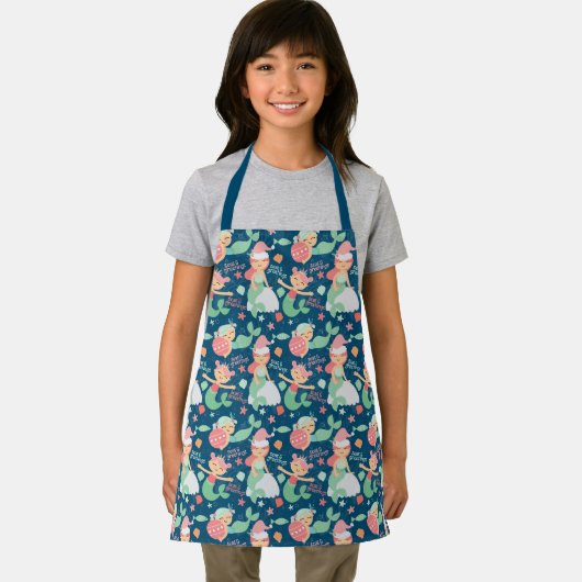 Mermaid Kerstmis Schort (Insitu)