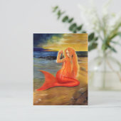 Mermaid Key Sunset Briefkaart (Staand voorkant)