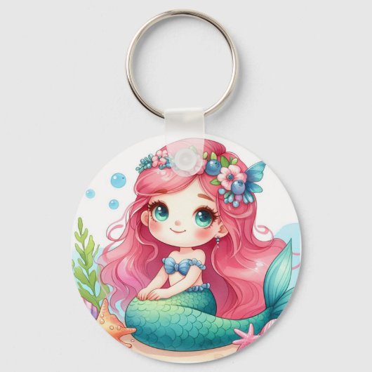 Mermaid keychain (Achterkant)